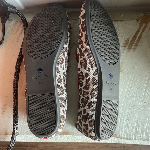 Rothys mocha spot loafers - size 10 - Picture 2 of 2